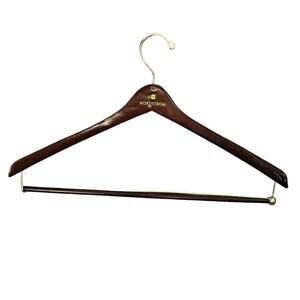 Nordstrom Dark Wooden Hanger Suit Pants Jacket
